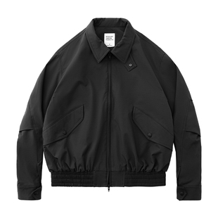 MOSEALAND 三防翻领经典哈灵顿夹克男G4春季复古立领通勤防水外套