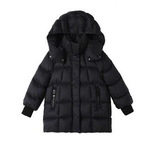 媛媛公主儿童羽绒服女童中长款2025新款中大童加厚外套小女孩冬装