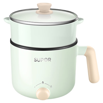 苏泊尔H12YK29多功能小功率火锅电煮锅宿舍学生锅电热锅煮面火锅