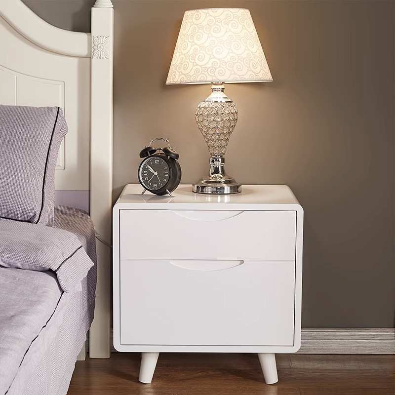 睿益堡保险箱家用办公隐形防盗简约清新床头柜50cm高电子指纹密码