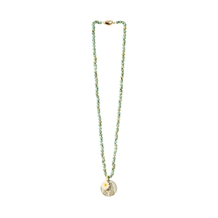 MICartsy耳朵里的春天联名系列手工串珠佤族阿婆趣味项链