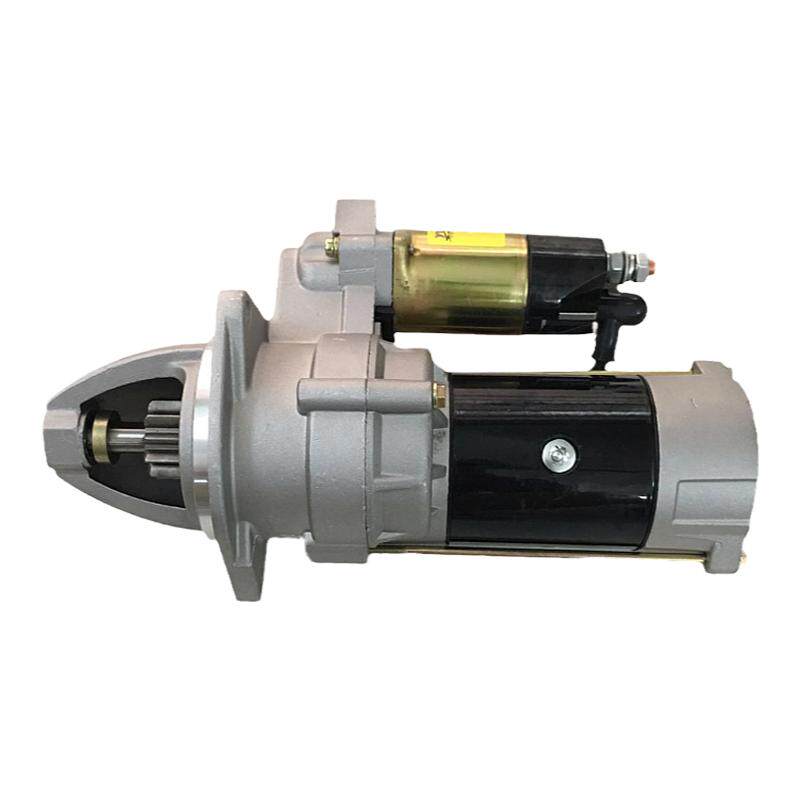 挖掘机神钢SK120-6启动马达4BG1发动机起动马达启动器 挖机配件