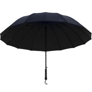 天堂伞暴雨专用加大加厚加固16骨直柄雨伞男特大号结实抗风长柄伞