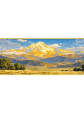热销100W+金山画靠山图寓意好