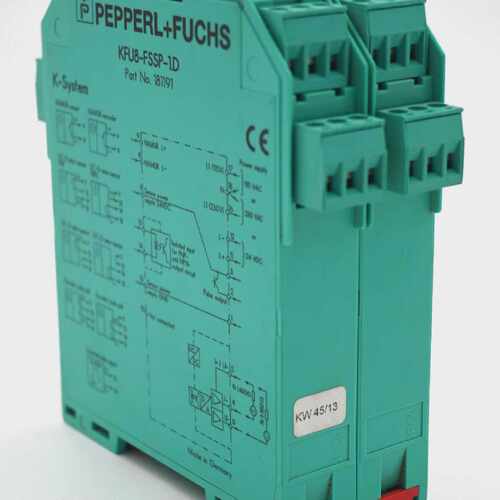 PEPPERLFUCHS KFU8-FSSP-1.D K-SYSTEM FREQUENCY -VOLTAGE/CURRE