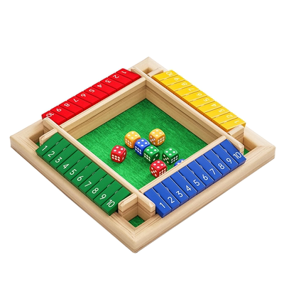 儿童益智四面数字翻牌游戏