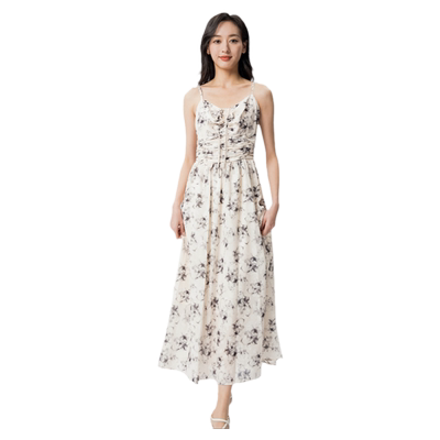 MEET SWEETBOY吊带连衣裙女2024夏新款