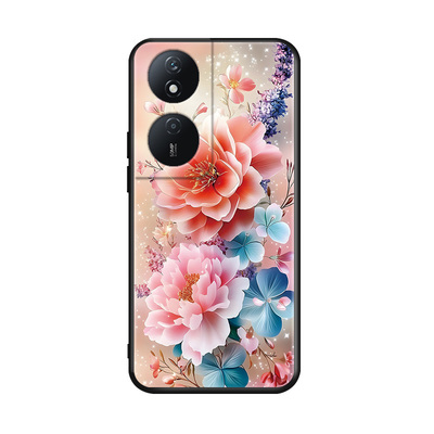 秋昊适用于华为荣耀畅玩50plus手机壳畅玩50pls唯美荣耀play8t花卉化为荣誉畅玩50pius好看CLK-AN00防摔honor