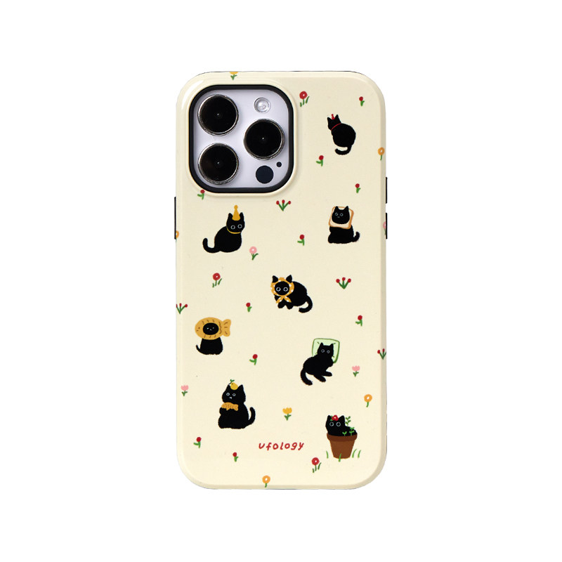 Ufology原创磁吸适用iPhone17promax手机壳18pro苹果14猫咪13全包15二合一菲林16promax