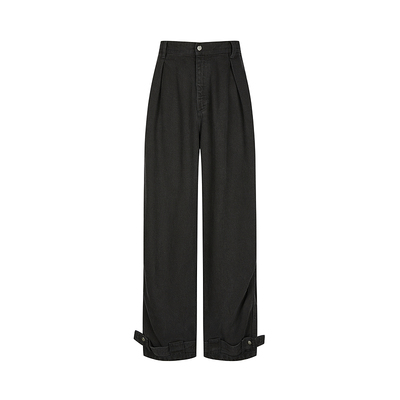 速写男装2025秋新品直筒牛仔长裤