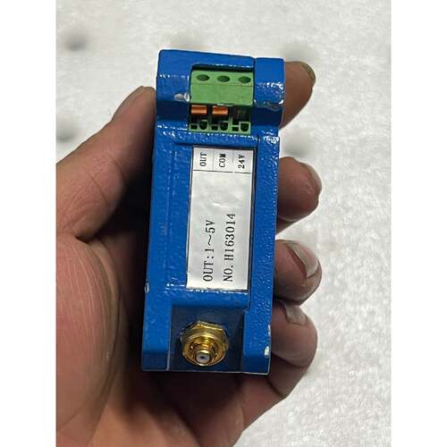 在线议价电涡流传感器前置器，OUT：1-5V，24V供电，型号H16