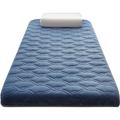 冬天打地铺专用牛奶绒地垫