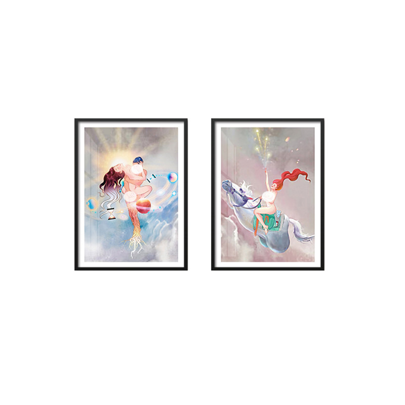 高潮私密艺术挂画生殖保养墙画