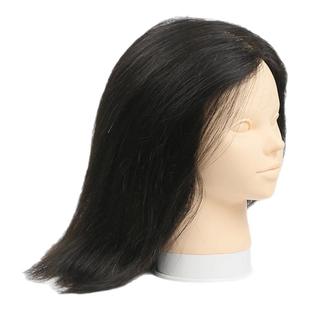 CHUANSHANG假发头模 盘头编发练习模特头模 真人发丝头模