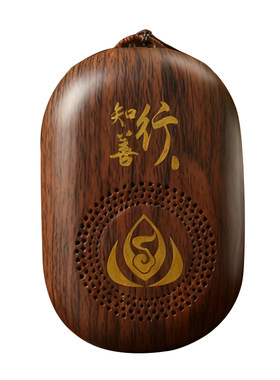 迷你音乐播放器便携式可插卡老人专用播放机小音箱挂脖可插卡充电