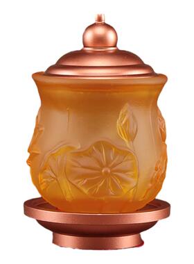 信扬琉璃供奉家用圣水杯