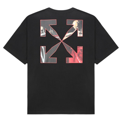 OFF-WHITE™ 情侣装新款油画图案装饰短袖T恤