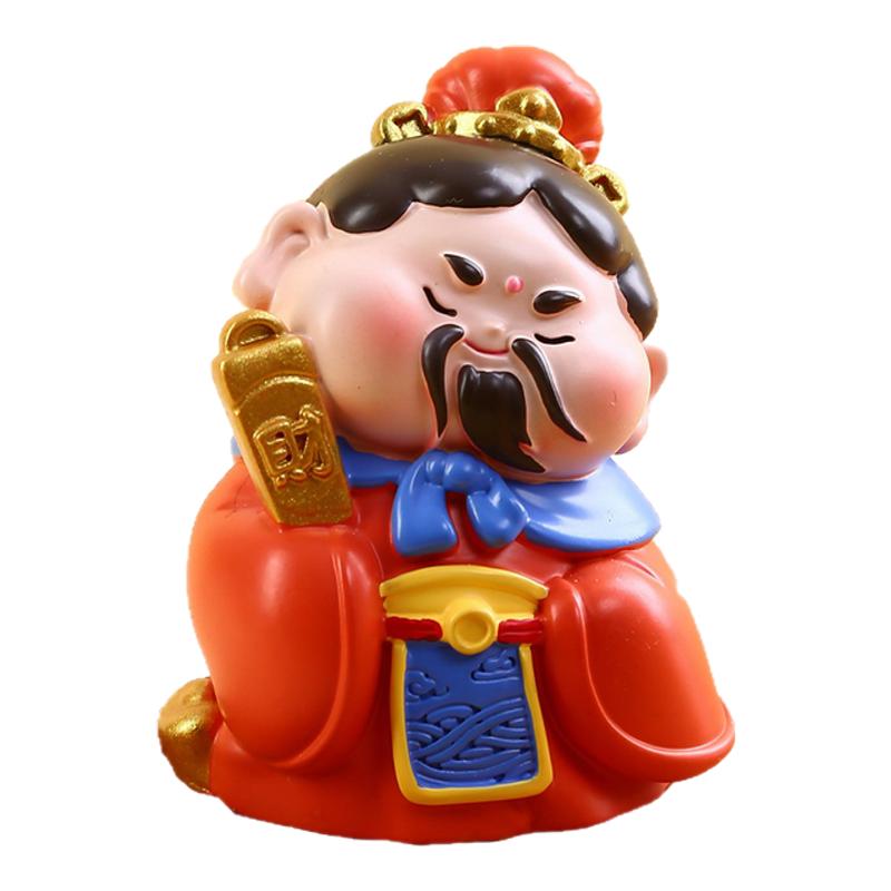 高端大气招财摆件顺风顺水顺财神
