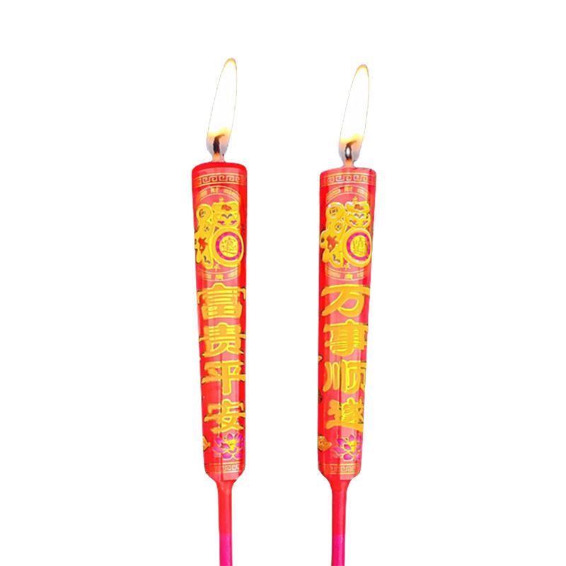 红色竹签蜡烛节日祭祀拜佛香烛