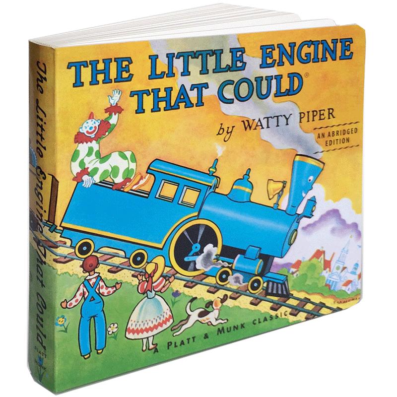 预售英文原版绘本 The Little Engine That Could 勇敢的小火车头做到了培养自信心纸版书经典童书积极生活态度我能行勇敢面对困难