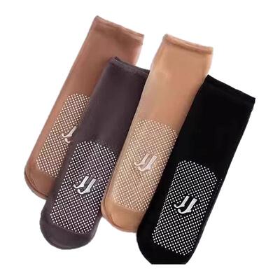 水晶丝袜女短中筒防勾丝夏季超薄