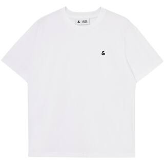 【凉感】杰克琼斯男装T恤上衣LOGO刺绣圆领纯色短袖打底情侣冰丝