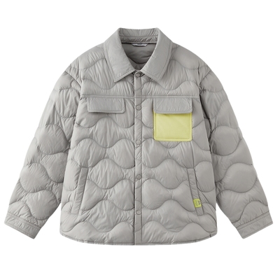 [VIP]【无氟】MQD男童翻领三防羽绒服2025冬季新款儿童轻薄羽绒外