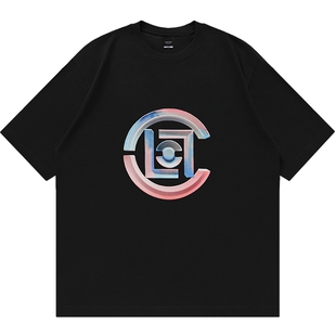 【CLOTTEE by CLOT】粉青彩釉印花凉感防晒速干短袖T恤 物系列
