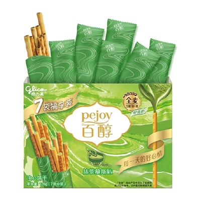 格力高百醇犒享装抹茶慕斯味饼干