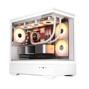 爱国者星璨岚小岚机箱海景房大岚电脑台式机MATX主机水冷游戏机箱