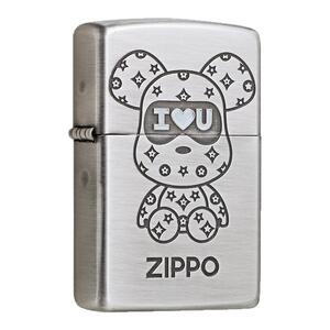 ZIPPO官方旗舰店防风煤油打火机正品夜光告白熊之宝打火机送男友