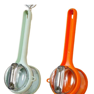 水果削皮刀厨房专用刮皮刀果皮防飞溅多功能家用芦笋苹果梨削皮器