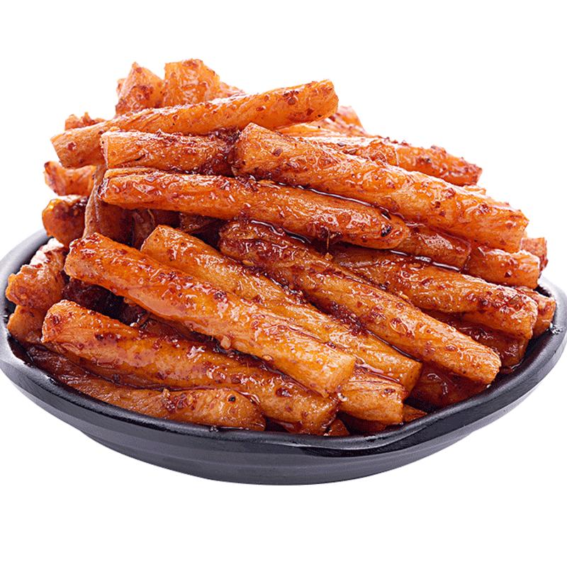 辣典红烧素牛筋辣条500g散装零食麻辣儿时8090怀旧小包装鸡筋