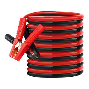 汽车电瓶线搭火线纯铜接电瓶搭线过江龙夹子搭车打火连接线搭电线