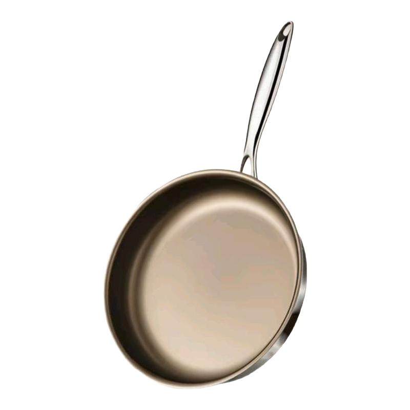 有钛钛合金不粘层平底锅煎锅