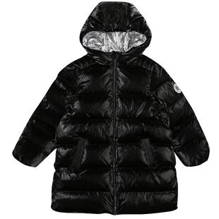 IVY HOUSE常春藤童装女童冬季款 中长款立领连帽羽绒服外套亲子装