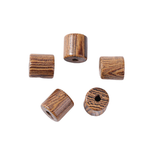 天然檀木鸡翅木桶珠竹节散珠 diy手作饰品复古木质珠佛珠手串隔珠