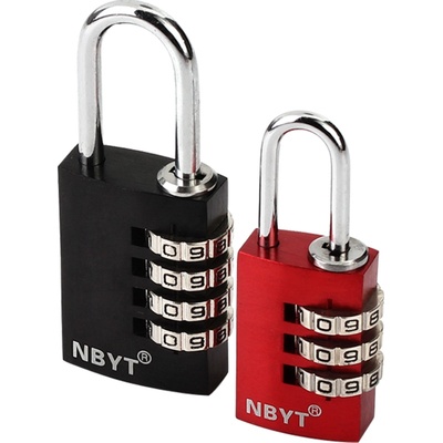 NBYT小型数字锁健身柜子锁柜锁学生书包宿舍锁头铜迷你密码锁挂锁