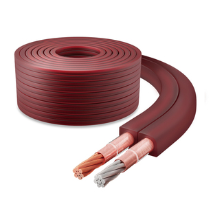 宏尚德音响线纯铜音箱线功放音箱喇叭线汽车音响专用屏蔽音频线散