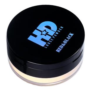 红与黑高清粉散粉蜜粉定妆粉饼哑光持妆控油防水防汗遮瑕提亮肤色