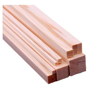 松木条松木方手工DIY建筑模型材料樟子松小木条方形木条20-25厘米