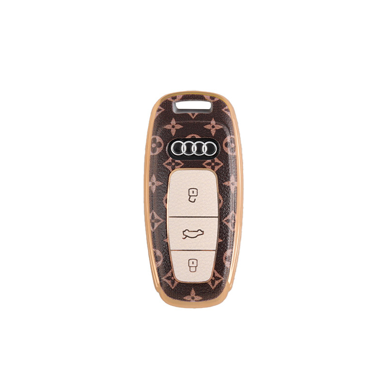 适用全新奥迪钥匙套轻奢马年挂件