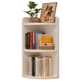 实木桌面置物架转角书架学生书桌上小柜子工位多层简易收纳储物架