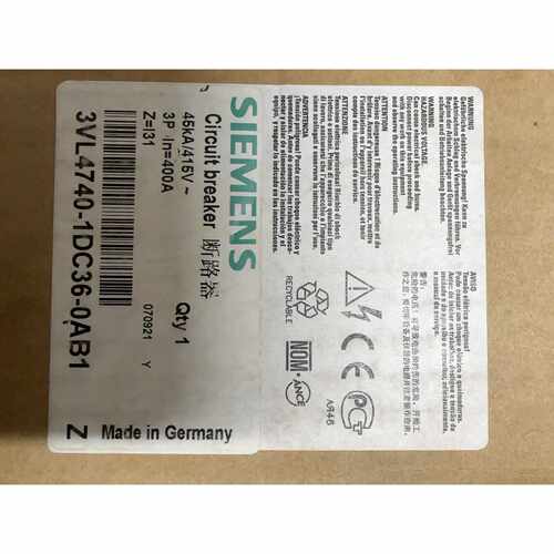 {议价}塑壳断路器 3VL4740-2AE36-0AD1 3V