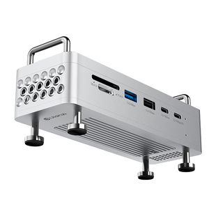 Ulanzi优篮子QT03 Mac MiniM4Pro硬盘盒拓展坞扩展转换器SSD卡盒