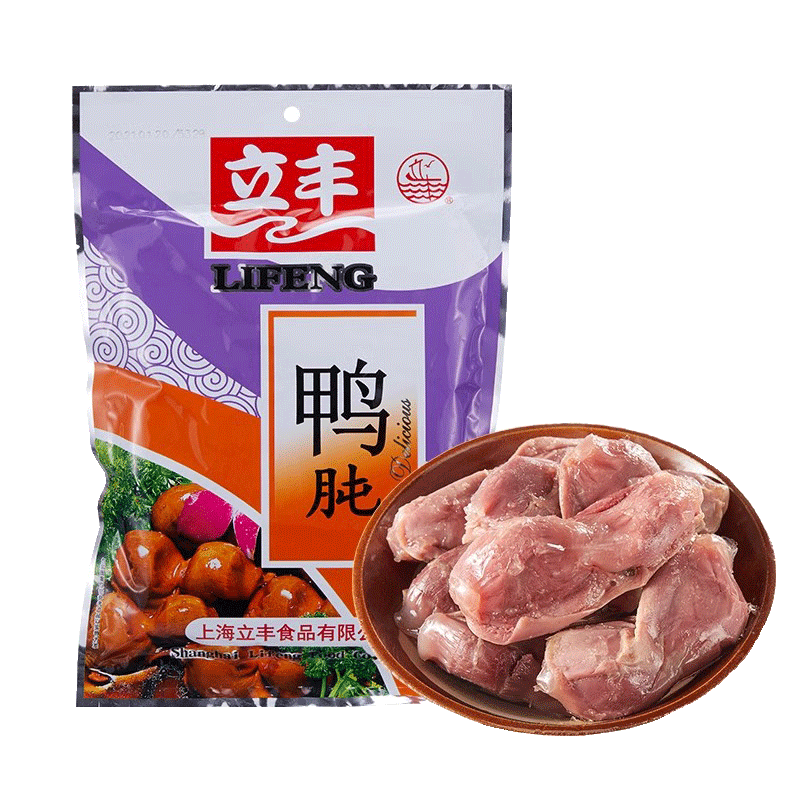 立丰鸭肫小坛原味即食鸭胗熟食休闲零食小吃148g/袋上海特产