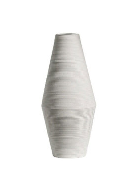 极简侘寂拉丝陶瓷花瓶客厅摆件