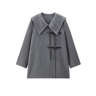 【XIAOLI筱李联名】双面呢商场同款羊绒外套毛呢大衣C1AAF4246