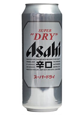【朝日整箱】日本Asahi国产辛口超爽格拉啤酒500ml*24罐啤酒整箱