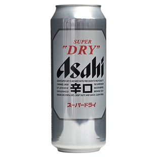 【朝日整箱】日本Asahi国产辛口超爽格拉啤酒500ml*24罐啤酒整箱